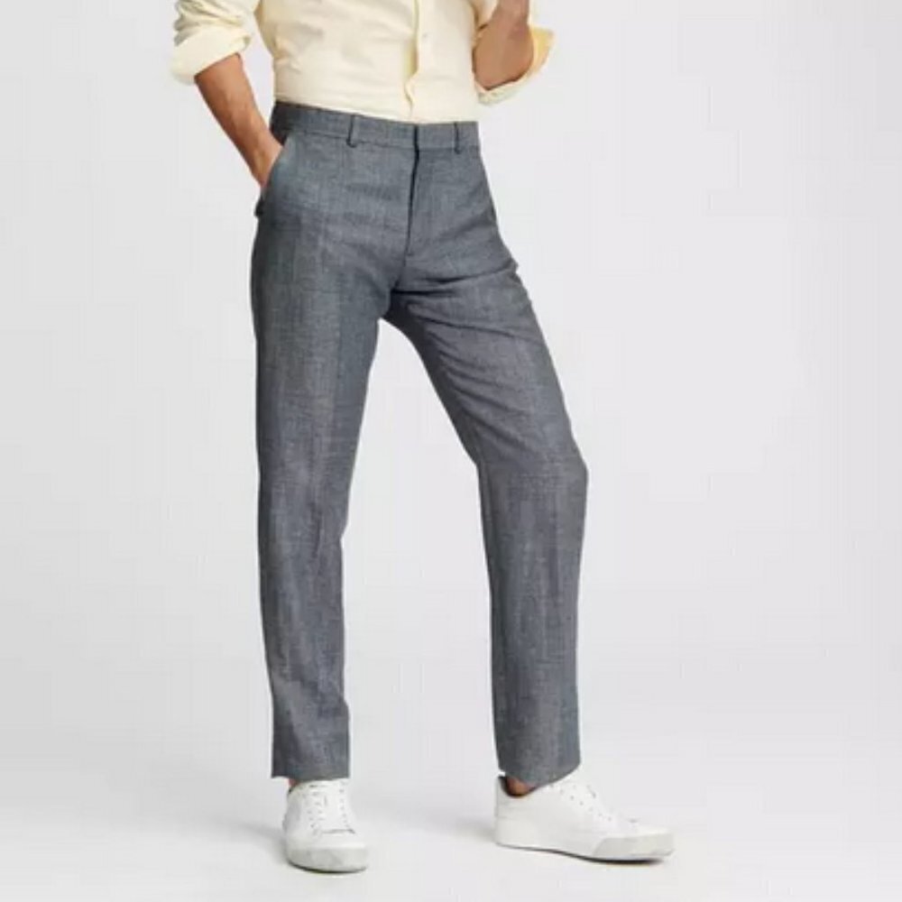 Rag & Bone Men's 100% Wool Dress‎ Pants Trousers Grey sz 44